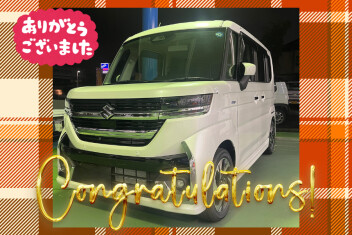 【クルマレビュー・感想・決め手は？】デザインも使い勝手も大満足！スペーシアカスタムXSターボへお乗り換え！／豊田市 T様